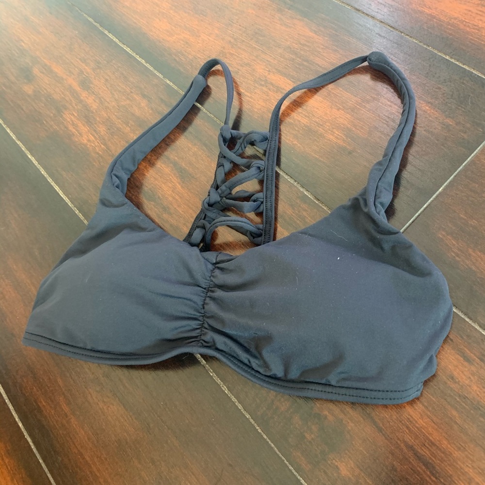 roxy black swimsuit top size s